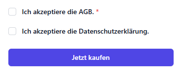 Zustimmung Vertragsdokumente